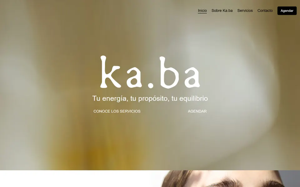 Portada del sitio kabaestudio.cl