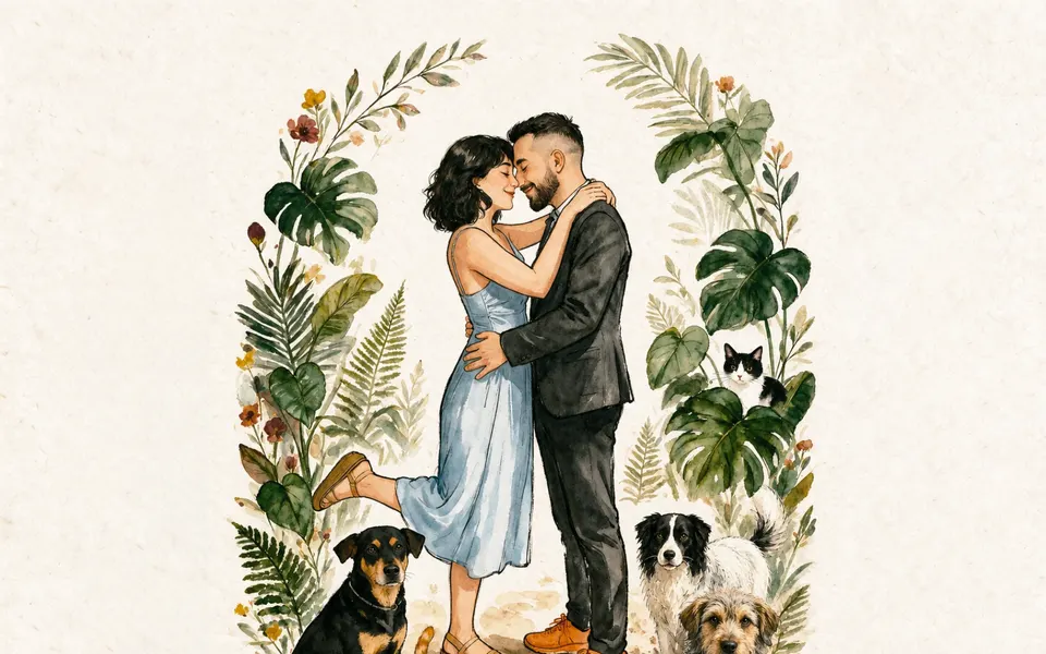 Portada del sitio matrimoniolj.cl